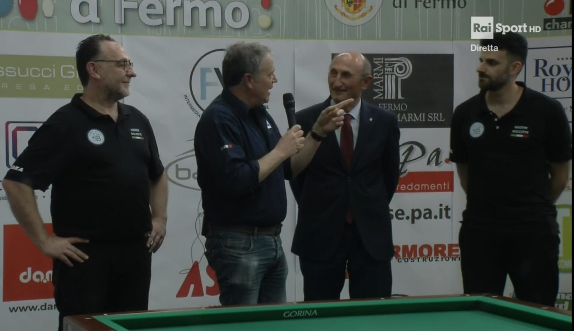 Enrico Cattaneo , Loris De Cesari ed i finalisti