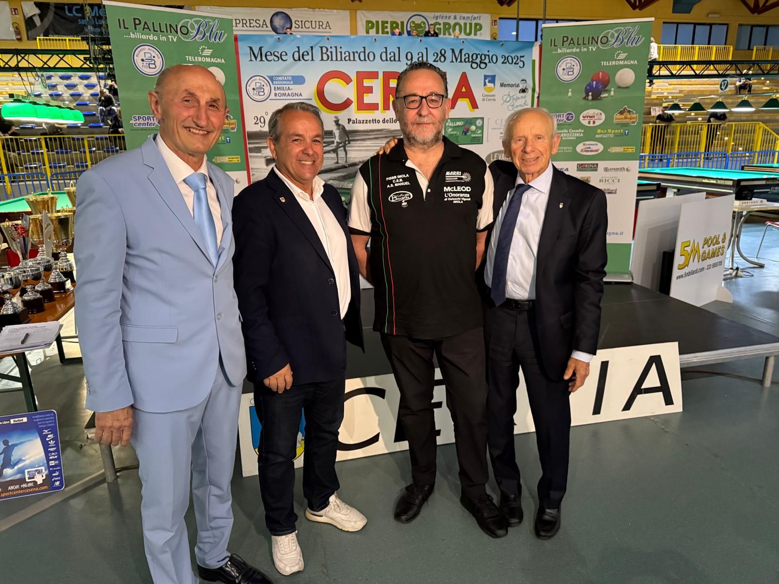 Loris Decesari, Gianni Grandu, Iuri Minoccheri e Luciano Naldi