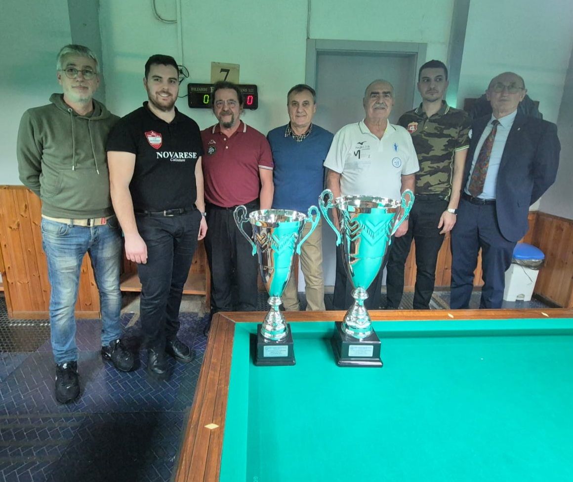 Alessandro Tadini, Simone Rinaldi, Marco Merloni, Paolo Tonelli (Biliardi Ricci), Luciano Pazzagli, Loris Principi e Loris De Cesari