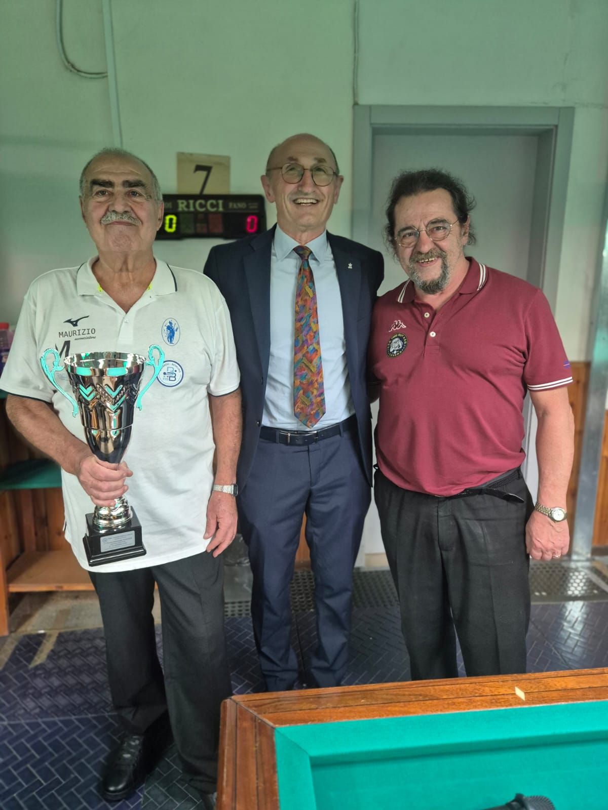 Luciano Pazzagli, Loris De Cesari e Marco Merloni