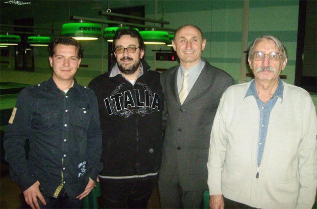 I titolari del Tex Master Lombardini, Subazzoli, De Cesari e Pastrurini