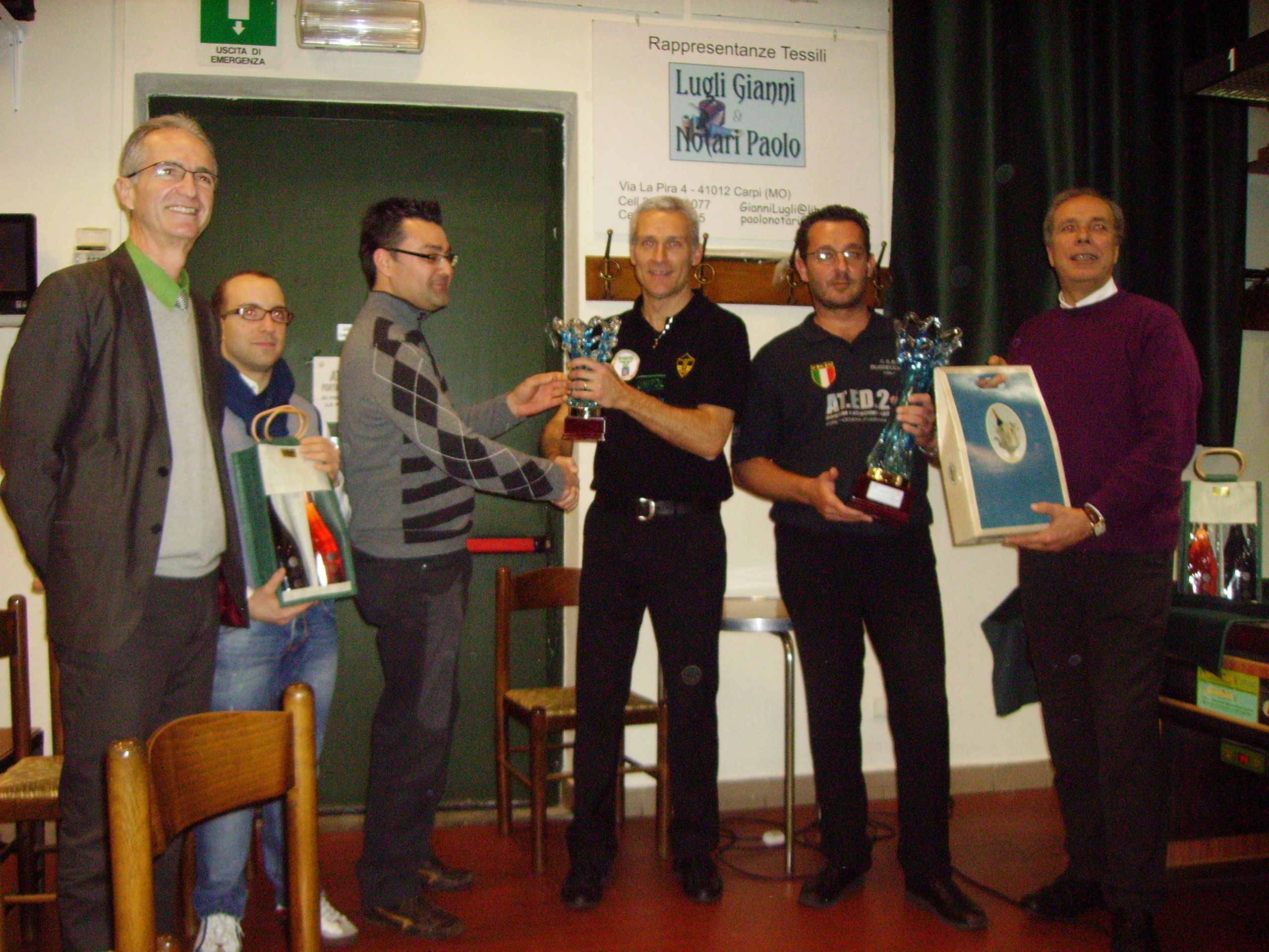 Premiazione Lugli e        noccheri