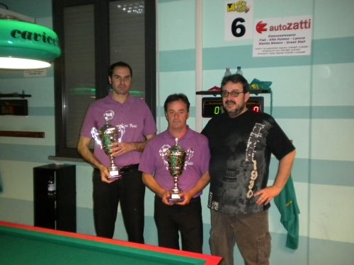 Secondi classificati e Claudio Subazzoli del Tex Master