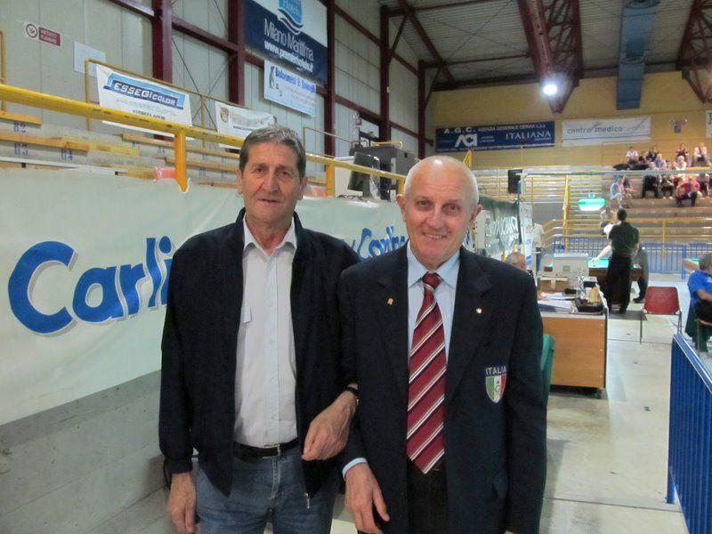 due glorie (non vecchie)  del biliardo , Morini e Tommasini