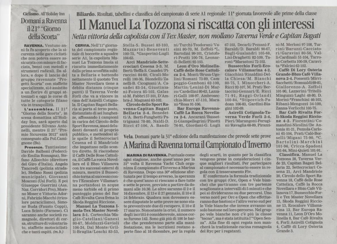 Sul Corriere Romagna Sport