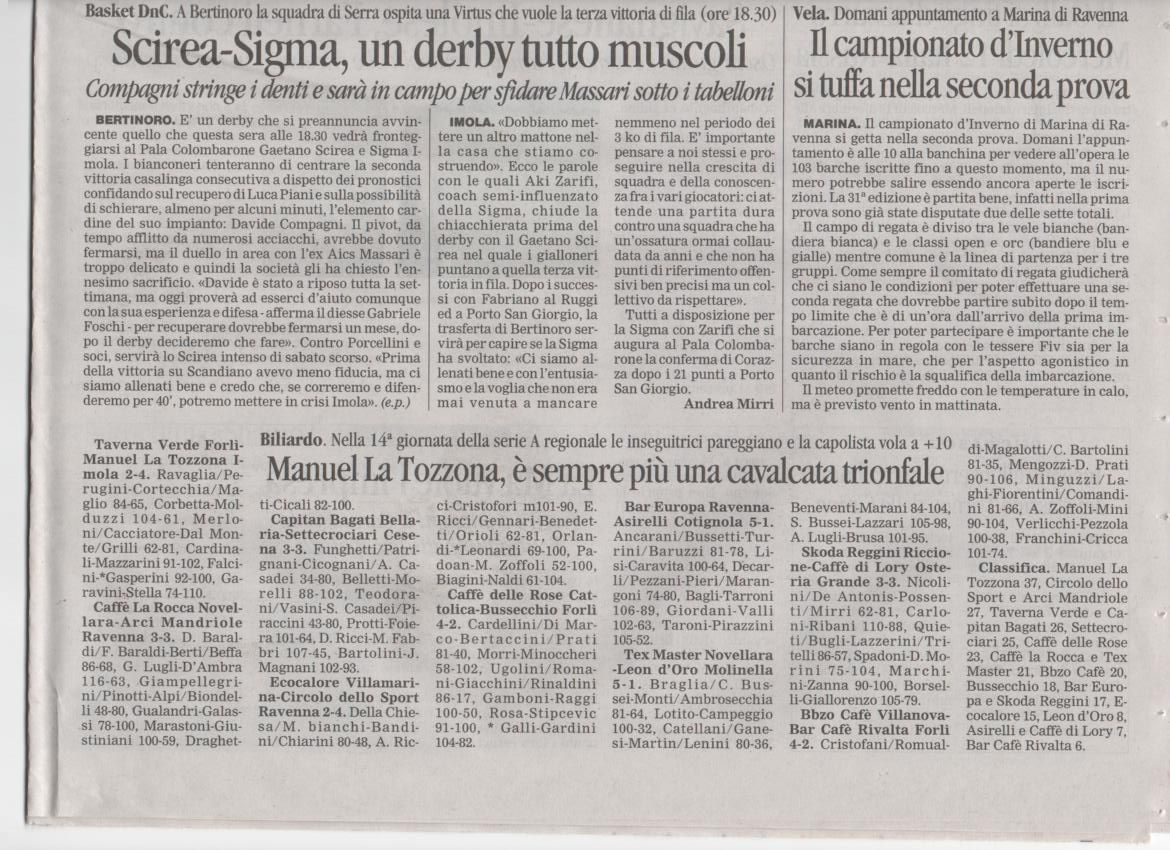 Sul Corriere Romagna Sport