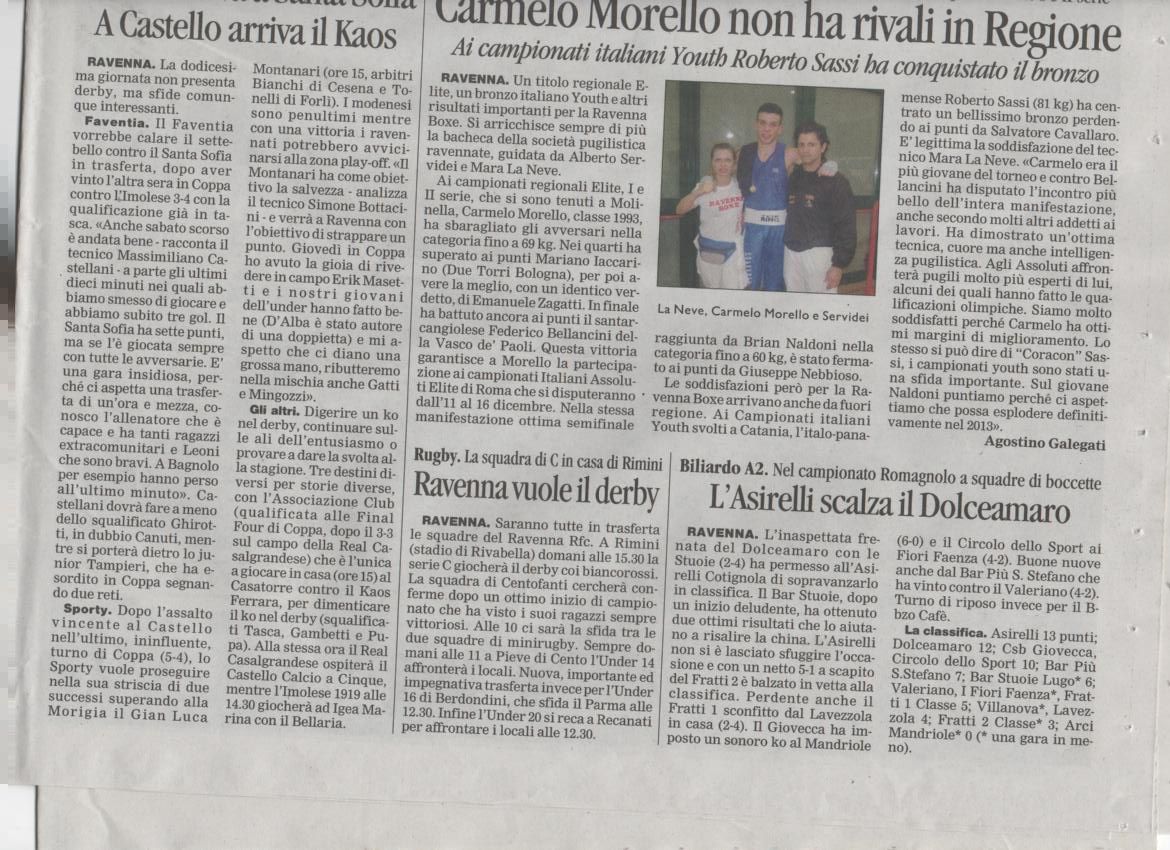 Sul Corriere Romagna Sport