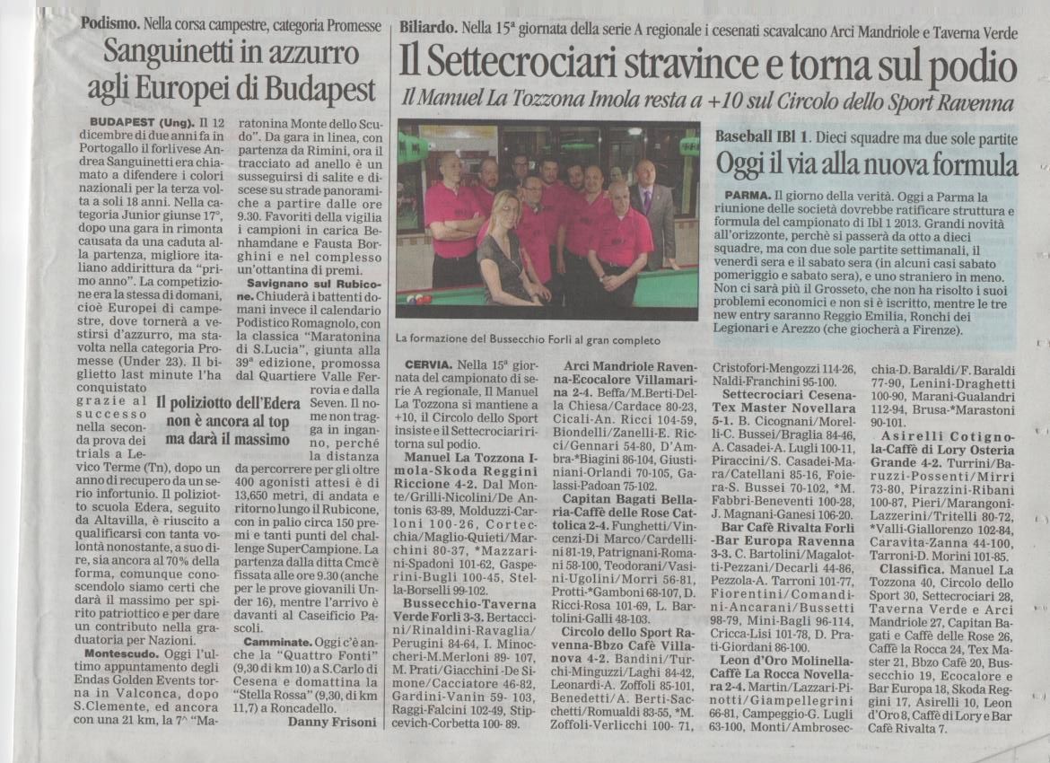 Sul Corriere Romagna Sport