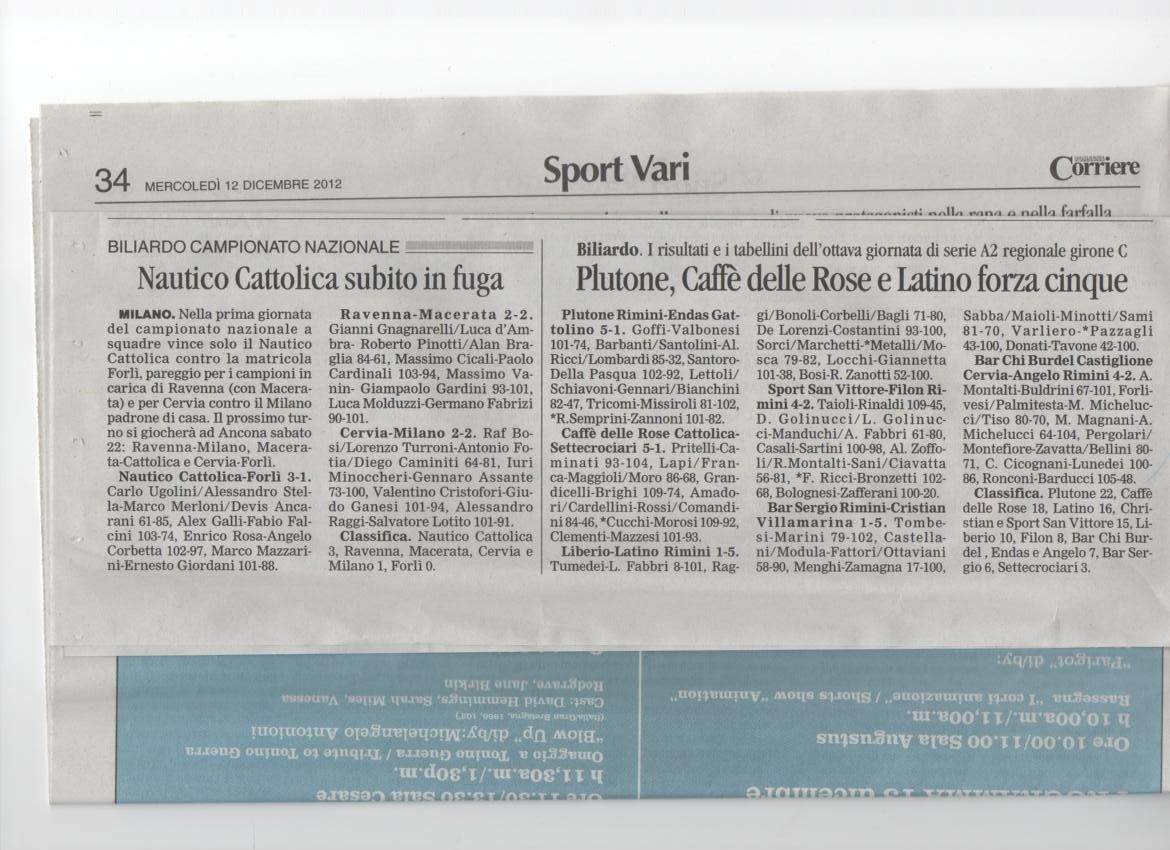 Sul Corriere Romagna Sport