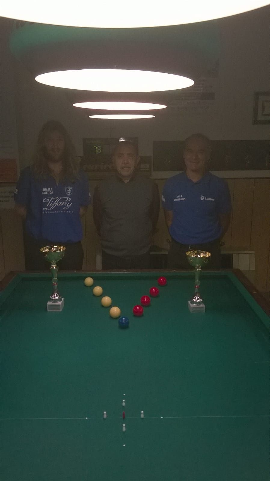 Marocchi Patrick (1° class.) - Tabanelli Mauro (resp. CSB Borgo Tuliero) - Randi Sergio  (2° class.)  
