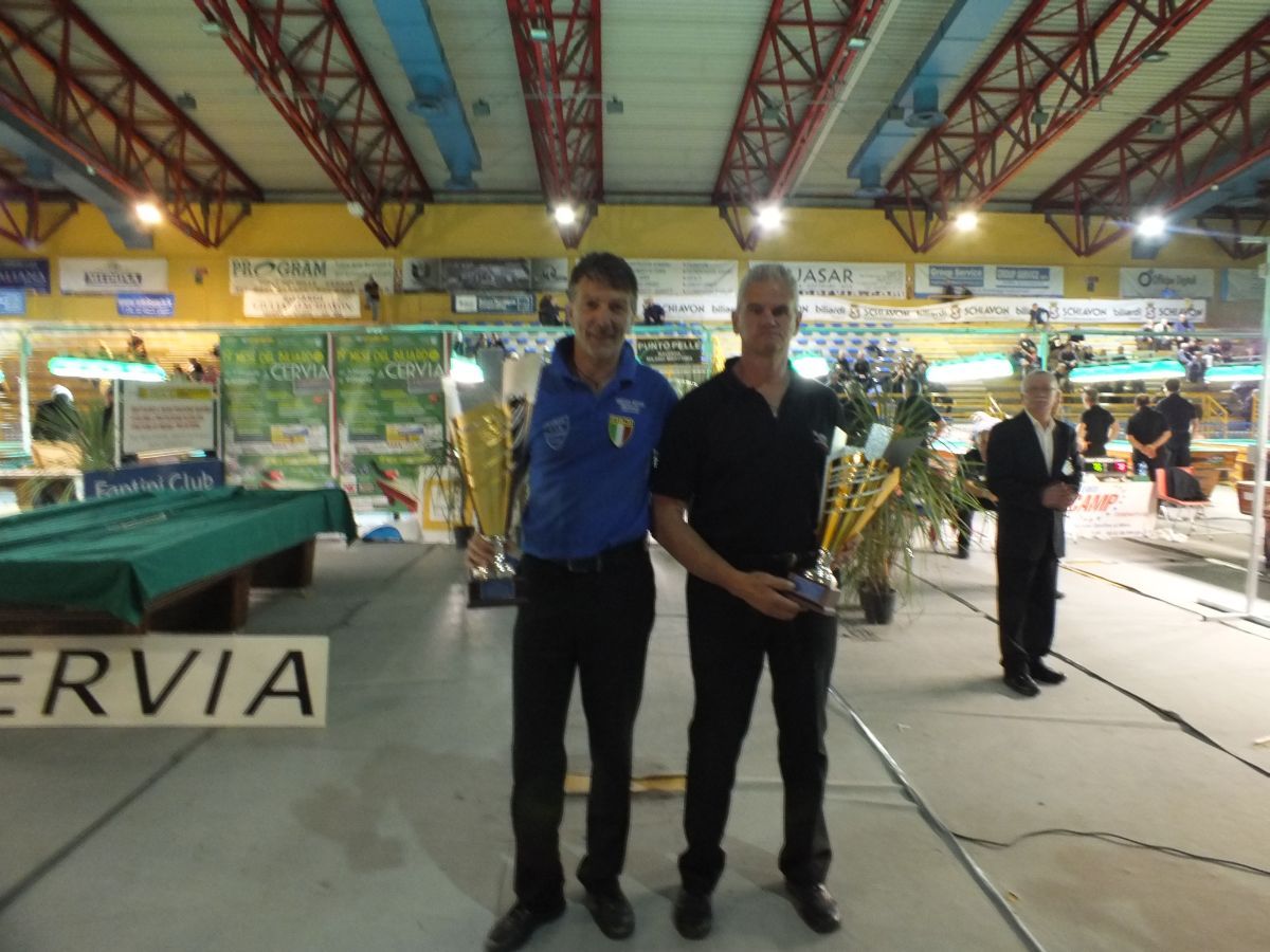 I finalisti del Campionato Italiano Over 50 Mario Pasinelli e Massimo Vanin