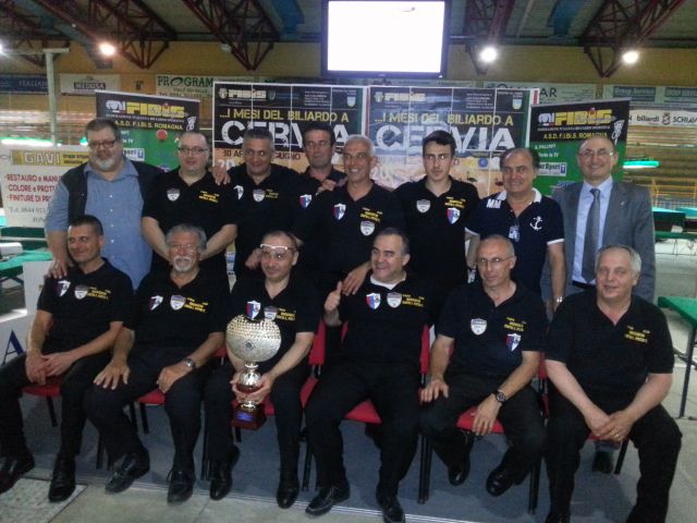 il team campione romagnolo di serie C Bocciofila CSPT
