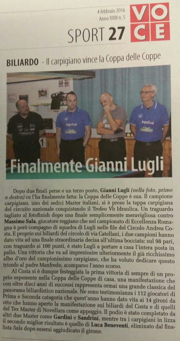 Articolo giornale