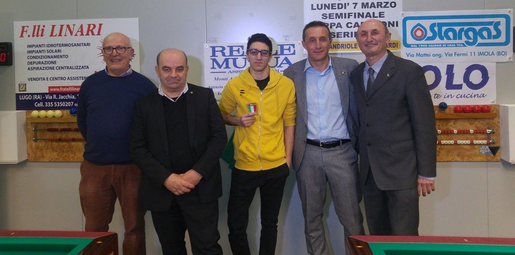 Giorgio Tavalazzi, Oriano Amorati, Roberto Russo, Daniele Bassi (Sindaco Massa Lombarda), Loris De Cesari