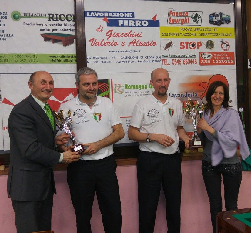 Loris de Cesari, Andrea Pinardi, Paolo Vitelli e Ass. Sport Faenza Zivieri