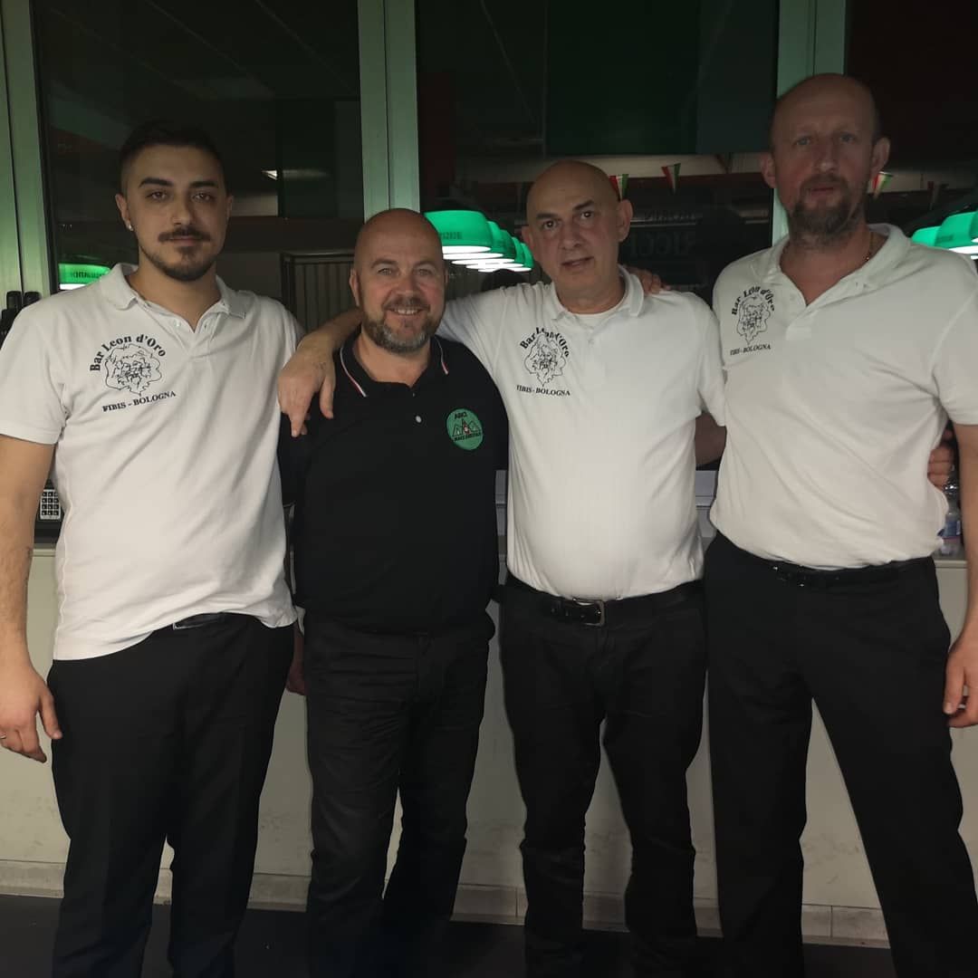 I semifinaliste Campeggio-Facchini e  Monti-Vitelli 