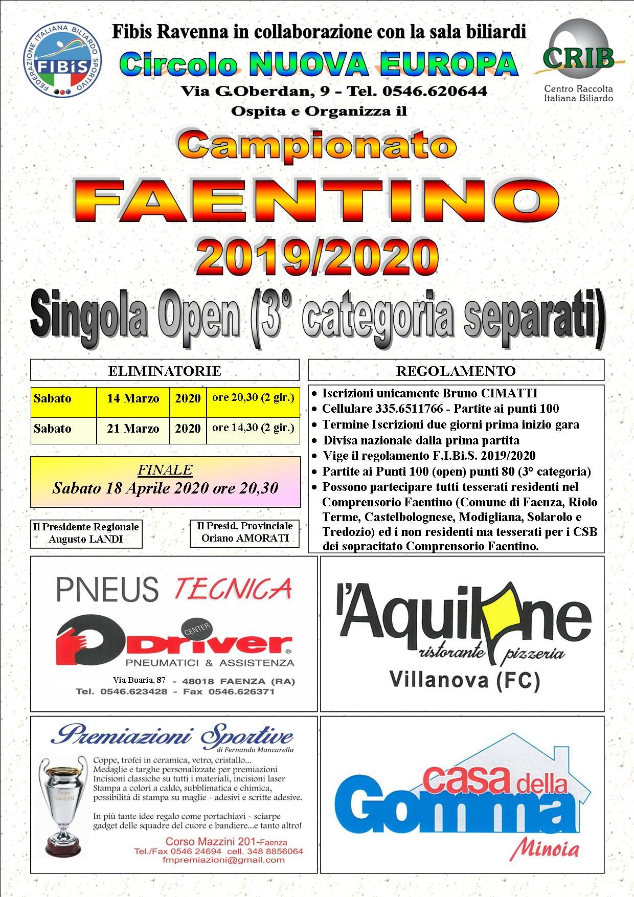 FAENTINO SINGOLO