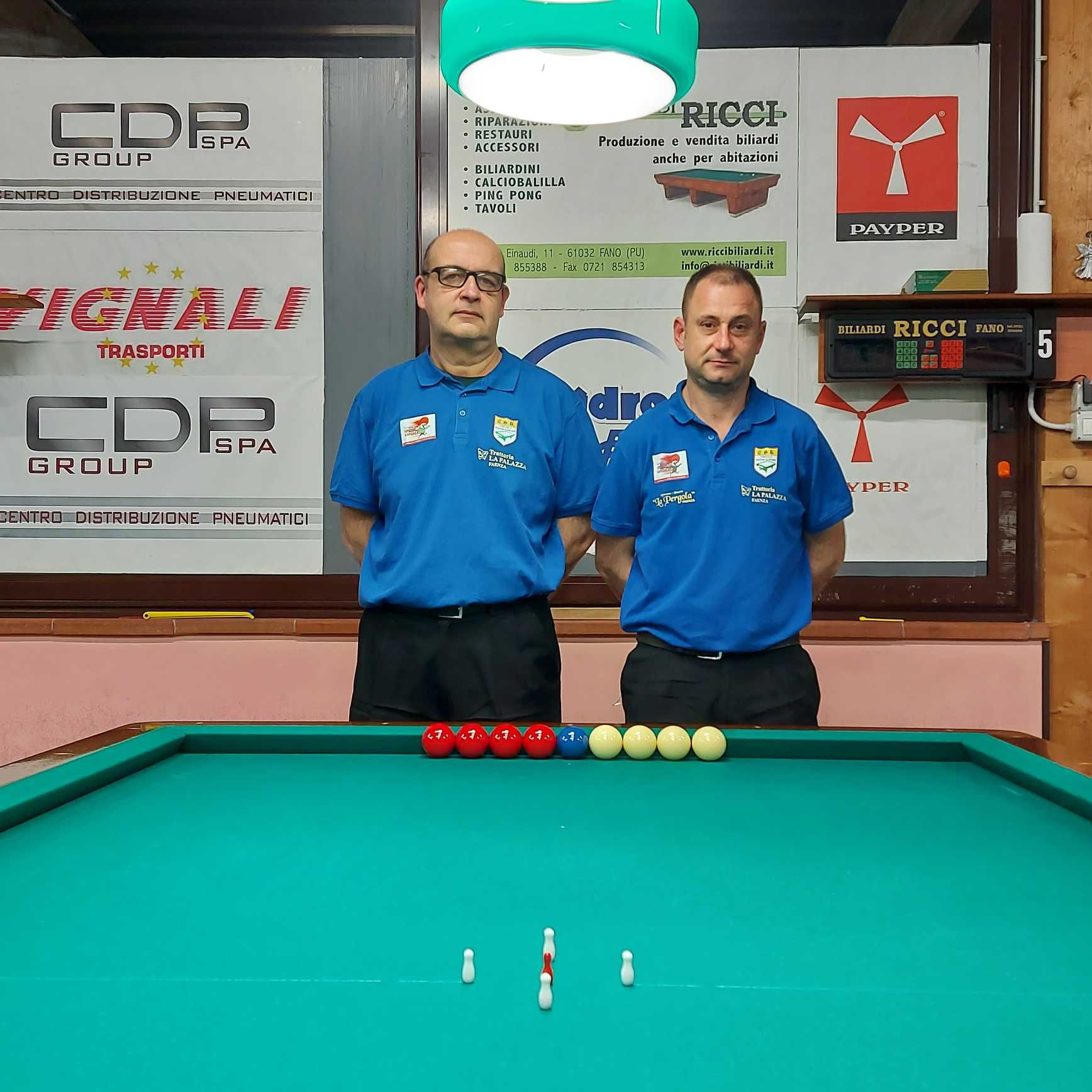 Christian Verita e Flavio Bombardini (vice campioni provinciali di 3^ categoria)